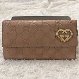 Authentic Gucci bifold long wallet